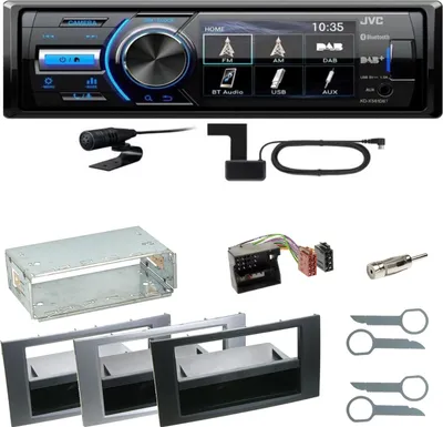 Produktbild von JVC KD-X561DBT DAB+ Bluetooth USB Einbauset für Ford Kuga Fusion Galaxy S-Max