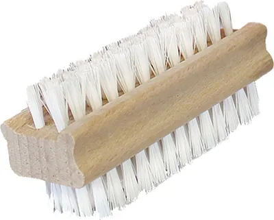 Produktbild von Peggy Perfect Nagelbürste aus Holz Kunstfiberborste doppelseitig