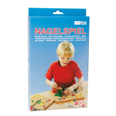 Produktbild von Becks Plastilin B100541 Nagelspiel, aus Holz, bunt (1 Set)