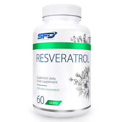 Produktbild von Hochdosiertes Resveratrol Supplement, 60 Kapseln