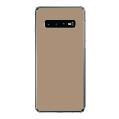 Produktbild von MuchoWow® Handyhülle Schutzhülle Hülle für Samsung Galaxy S10 Bäckereibraun - Interieur - Erdfarben Silikon Softcase Handy Hülle - Handytasche