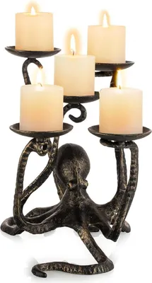 Obrázok produktu pre Sziqiqi Chobotnica držiak sviečky pre Halloween dekor