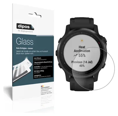 Obrázok produktu pre 1x ochranná fólia pre Garmin fenix 6S Pro matná - anti-shock 9H fólia dipos Glass plastové sklo