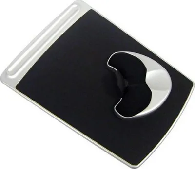 Produktbild von Fellowes Easy Glide, Schwarz, Einfarbig, Gel, Polystyrene, Handgelenkauflage
