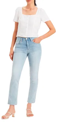 Produktbild von Levi's Damen 724 High Rise Straight Jeans, Cool Bright In Blue, 26W / 32L