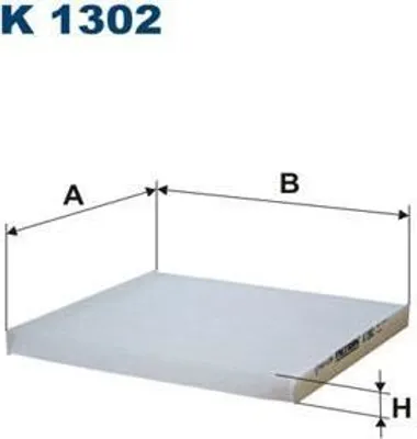 Produktbild von Innenraumfilter FILTRON K 1302