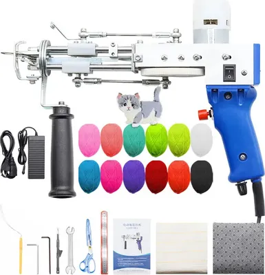 Obrázek produktu pro Všívací pistole, elektrický stroj na pletení koberců, sada 2 v 1
