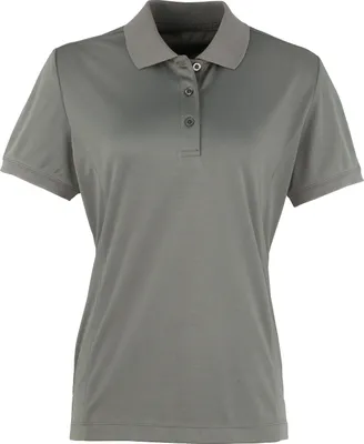 Immagine prodotto di Premier ladies coolchecker piqué polo / polo, manica corta RW4402 (XL) (grigio scuro)