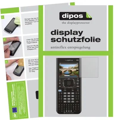 Produktbild von 6x Schutzfolie für Texas Instruments TI Nspire CX Taschenrechner matt
