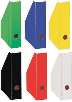 Produktbild von 6 Stehsammler / Stehordner / DIN A4 / 6 verschiedene Farben