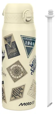 Immagine prodotto di Borraccia in acciaio inossidabile con isolamento sottovuoto, capacità 750 ml (24 oz), a prova di perdite, apertura con una sola mano, chiusura sicura, lavabile in lavastoviglie, con maniglia per il trasporto, resistente e ideale per lo sport