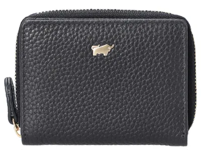 Produktbild von Minigeldbörse ASTI Mini Reißveschluss-Geldbörse 5 Kartenfächer blau Damen - Leder