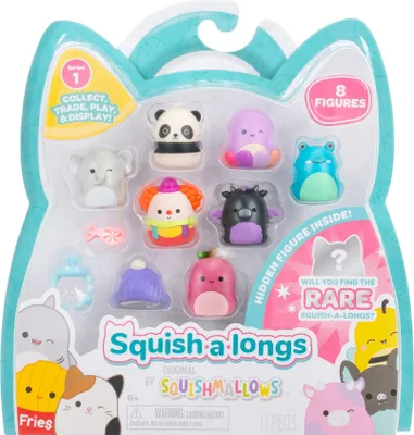 Obrázek produktu pro Squishmallow Squish a longs Minifigurky 8er-Pack Styl 3 3 cm