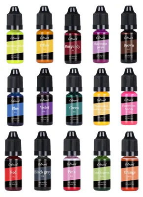 Obrázek produktu pro 15 barevných vosků pro výrobu svíček