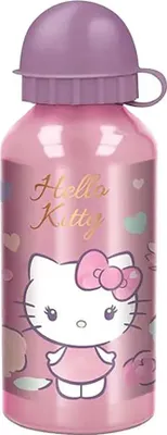 Produktbild von Stor Hello Kitty Kleine Aluminiumflasche 400ml Rosa Kinder Rosa One Size