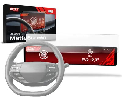 Immagine prodotto di Pellicola protettiva opaca per display Kia EV2 da 24" (2026), marca Grizz