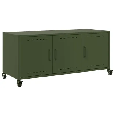 Immagine prodotto di Mobile TV verde oliva 100,5x39x43,5 cm acciaio