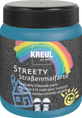 Produktbild von KREUL Streety Straßenmalfarbe Badelatschenblau 200 ml
