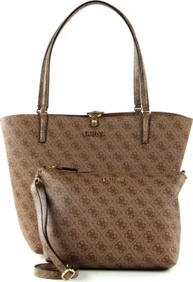 Produktbild von Guess Shopper Alby Toggle Tote Bag in Bag latte logo