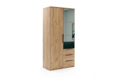 Produktbild von Florencja Drehtürenschrank - 100 x 62 x 215 cm – Gold Craft