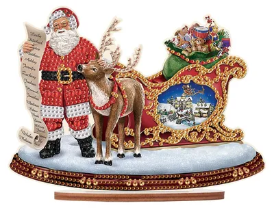 Diamond Painting Ornamente, Weihnachten, Tischdeko, 1 Stück