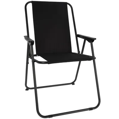 Immagine prodotto di Sedia da campeggio 57x48x42cm Turista pieghevole nero