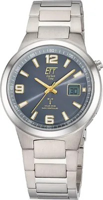 ETT Eco Tech Time EGT-11708-52M Herrenuhr Funk-Solar Everest Gents Titan/Bicolor 1