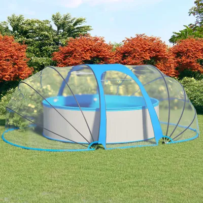 Produktbild von vidaXL Pool-Kuppel Oval 530x410x210 cm