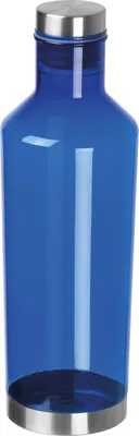 Alu-Trinkflasche 800 Ml Mit Gravur & Karabiner - Sportflasche In Blau, Personalisierbar Mit Namen Oder Spruch