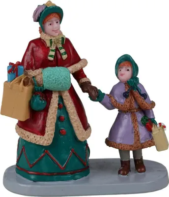Immagine prodotto di Shopping natalizio con mamma Natale