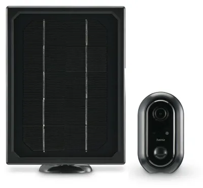 Zdjęcie produktu dla Hama Überwachungskamera, WLAN-Kamera outdoor, Akku, Solar, Aufzeichnung, 1080p (00176648)