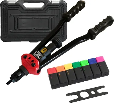 Produktbild von Rivetsatz, vielseitige Anwendung für Autoreparaturen, umfassendes Mandrel-Set, ergonomisches Design