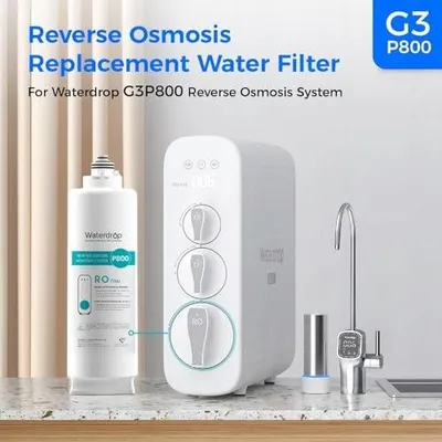 Zdjęcie produktu dla Filtr wody odwróconej osmozy waterdrop G3 P800 wymiennik 800 gpd
