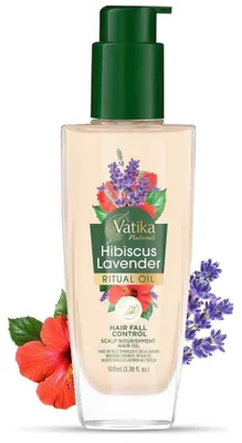 Immagine prodotto di Vatika Naturals Rituals Olio per capelli all'ibisco e lavanda 100 ml