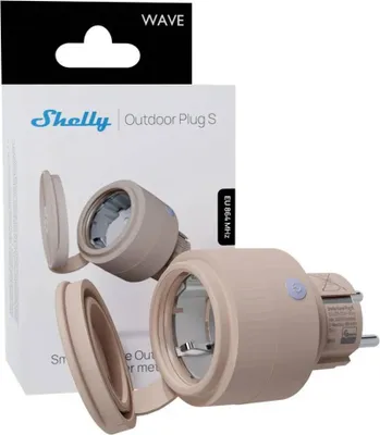Zdjęcie produktu dla Shelly Wave Outdoor Plug S - inteligentne gniazdo zewnętrzne