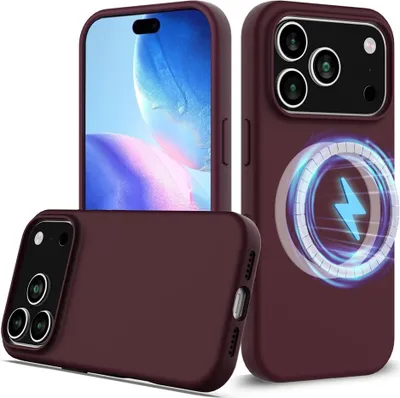 Produktbild von iPhone 18 Pro Max / 17 Pro Max Hülle - Coverup Liquid Colour Back Cover - MagSafe Compatible - Bordeaux