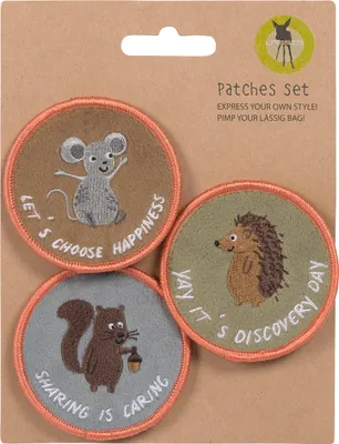 Produktbild von Lässig Anhänger & Patches - Schul Set Unique, Nature