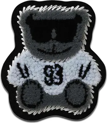 Produktbild von Mono-Quick Teddy 93 flauschig - Aufnäher, Bügelbild, Aufbügler, Applikationen, Patches, Flicken, zum aufbügeln, Größe: 4,5 x 3,9 cm