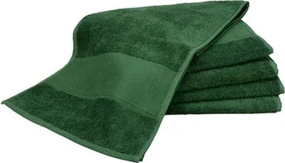 Produktbild von A&R 703.50 | PrintMe Sport Towel / 30 x 140 cm - Farbe: Dark Green - Größe: 30 x 140 cm