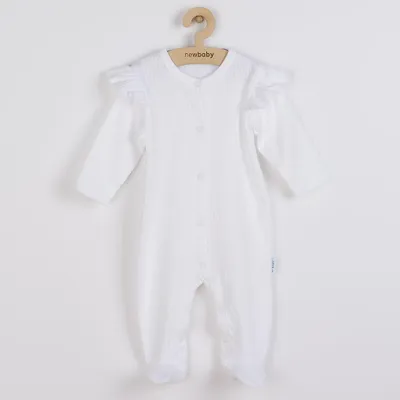 Immagine prodotto di Neonato: pratica tutina bianca, taglia 74 (6-9 mesi)