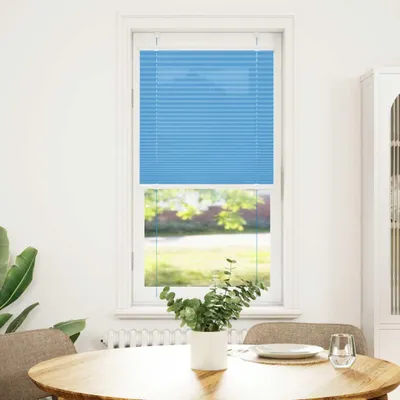 Obrázek produktu pro vidaXL Plisovaná roleta modrá 65x100 cm šířka látky 64,4 cm polyester