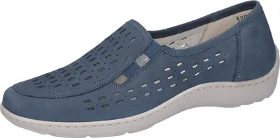Produktbild von Waldläufer henni Damen Slipper in Blau, Größe 7.5