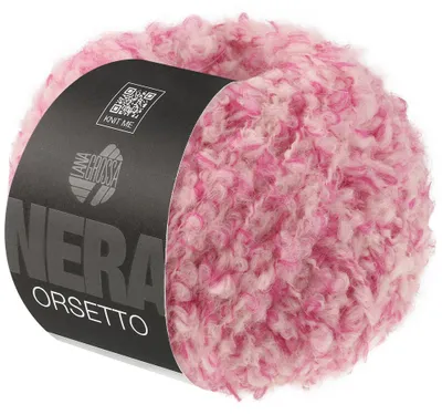 Produktbild von Lana Grossa - Orsetto Mouliné 0101 pink rohweiß
