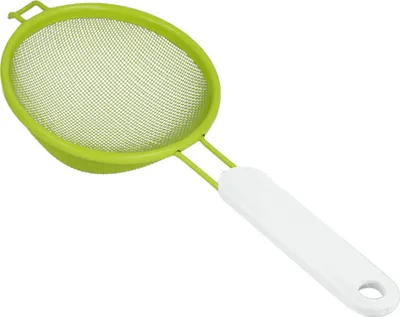 Produktbild von METALTEX 112510067 Sieb 10 cm antihaft grün, Griff weiß