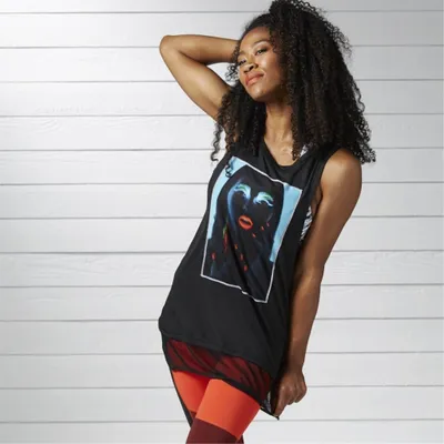 Image de Reebok T-shirt Dance Long, BJ9778, Pointure: 164