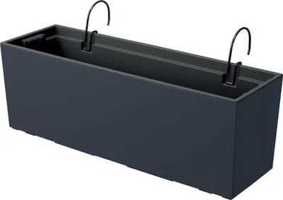 Produktbild von NABBI Plastový balkonový květináč DUC600W 58 cm - antracit