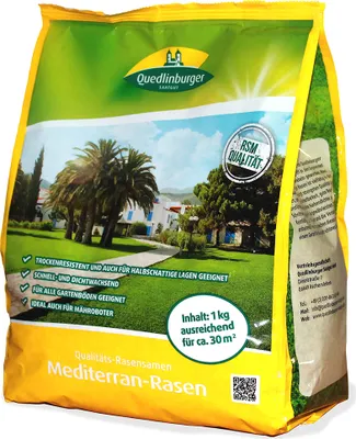 Produktbild von Mediterran-Rasen 1 kg Klotzbodenbeutel