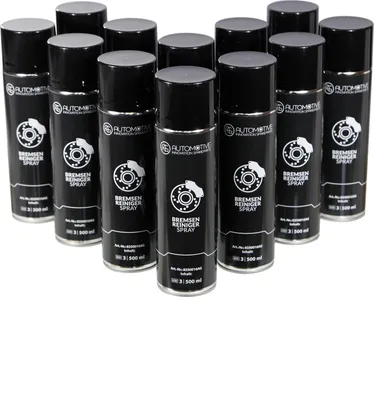 Produktbild von AG Automotive Bremsenreiniger 12er Set Intensiv Sprühdose Acetonfrei Spraydose 12x500ml
