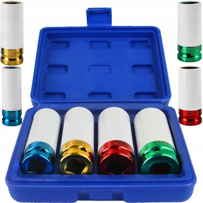 Obrázek produktu pro Nástrčné klíče na hliníkové disky 1/2" 4ks 06768