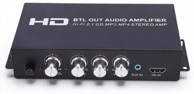 Obrázok produktu pre Stereofónny zosilňovač, 2.1-kanálový, 240 W, s Bluetooth 5.0